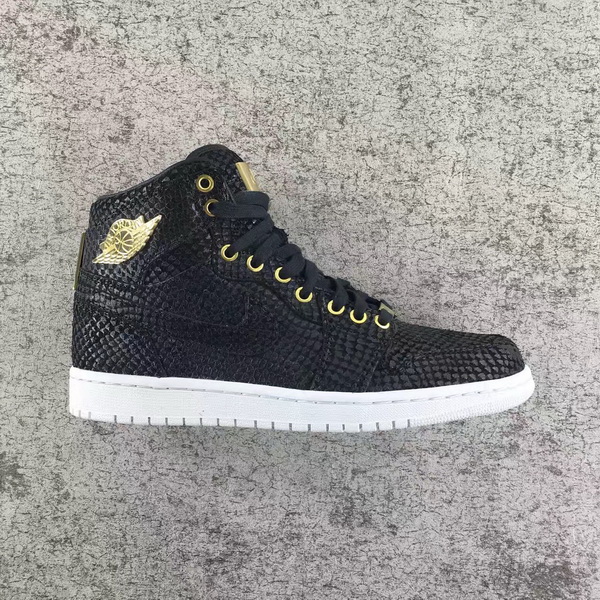 Authentic Air Jordan 1 Pinnacle Black